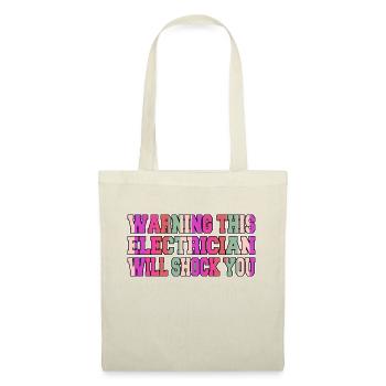 vêtements d’électricien appareils cadeaux heureux - Sac en tissu - nature - Devant