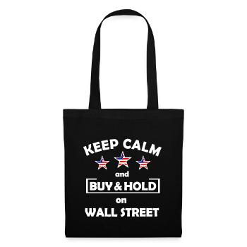 L’investisseur de Wall Street - Sac en tissu - noir - Devant