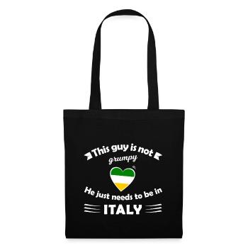 Rêves italiens - Sac en tissu - noir - Devant