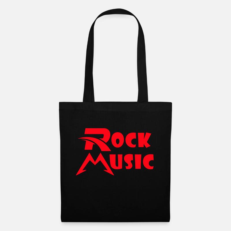 Rock Music , Rock Kleidung - Stoffbeutel - Schwarz