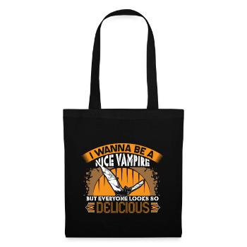 Halloween Vampire Count Saying - Tote Bag - black - Front