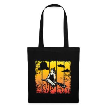 Halloween Witch Witches October Gift - Tote Bag - black - Front