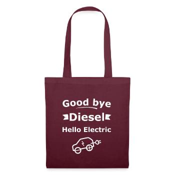 Diesel au revoir - Sac en tissu - bordeaux - Devant