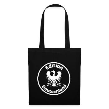 Die deutsche Edition - Stoffbeutel - Schwarz - Vorne