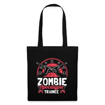 Zombie Apocalypse Virus Monster Idée cadeau - Sac en tissu - noir - Devant