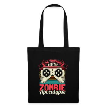 Zombie Apocalypse Drôle d’idée cadeau - Sac en tissu - noir - Devant
