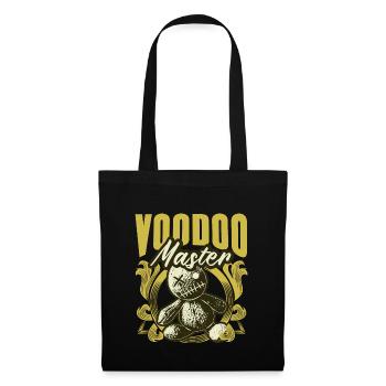 Voodoo Magie Zauber Geschenk - Stoffbeutel - Schwarz - Vorne