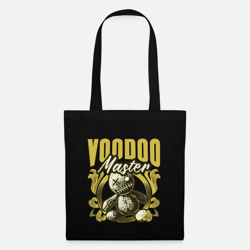 Voodoo Magie Zauber Geschenk - Stoffbeutel - Schwarz