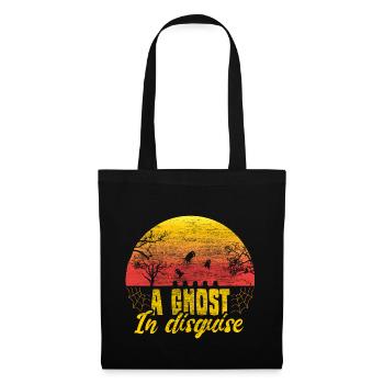 Cadeau paranormal fantôme d’Halloween - Sac en tissu - noir - Devant