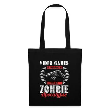 Zombie Apocalypse Zombies Horror Gift - Tote Bag - black - Front