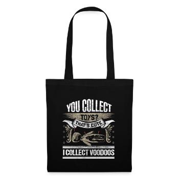 Voodoo Bondieu Idée cadeau effrayante - Sac en tissu - noir - Devant