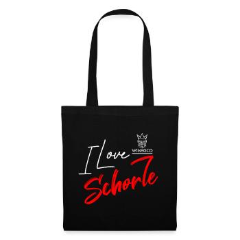 Winegod drôle disant que j’aime Schorle - Sac en tissu - noir - Devant