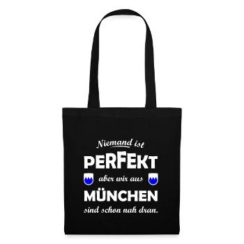 Der Münchner - Stoffbeutel - Schwarz - Vorne
