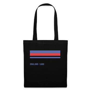 Angleterre de football 1982 - Sac en tissu - noir - Devant