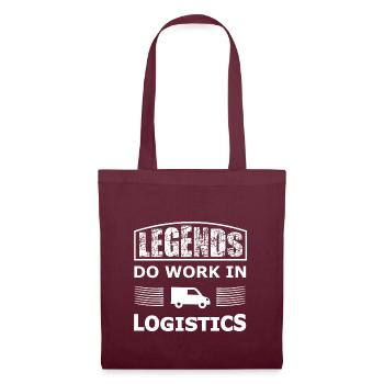 Le mythe de la logistique - Sac en tissu - bordeaux - Devant