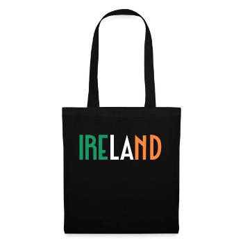 Irlande - Sac en tissu - noir - Devant