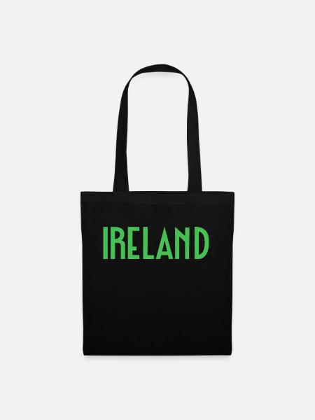 Irland - Stoffbeutel - Schwarz