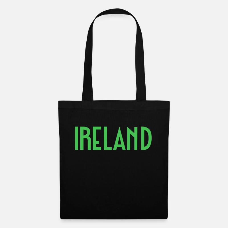 Irland - Stoffbeutel - Schwarz
