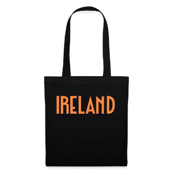 Irlande - Sac en tissu - noir - Devant