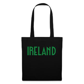 Irlande - Sac en tissu - noir - Devant