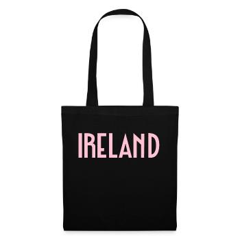 Irlande - Sac en tissu - noir - Devant