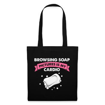 Homemade soap design for oil soap making - Tote Bag - black - Front