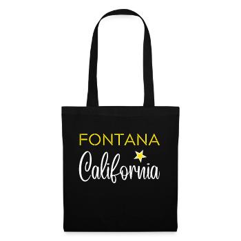 Fontana California - Sac en tissu - noir - Devant