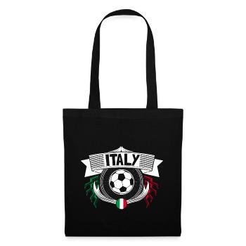 Italien Fußball Italy Meisterschaft Geschenkidee - Stoffbeutel - Schwarz - Vorne