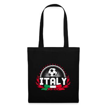 Italie Football Équipe nationale italienne - Sac en tissu - noir - Devant