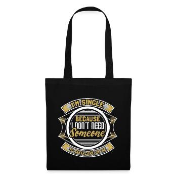 Cadeau du Parti de l’indépendance unique - Sac en tissu - noir - Devant