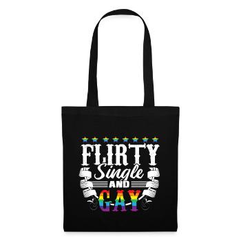 Gay Single Love Gift Idea - Tote Bag - black - Front