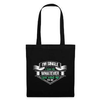 Single Solo Relationship Gift Idea - Tote Bag - black - Front
