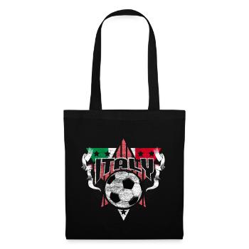 Idée cadeau de l’équipe nationale de football d’Italie - Sac en tissu - noir - Devant