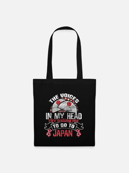 Japan Senpai Origin Gift Idea - Tote Bag - black