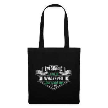 Cadeau de partenariat unique - Sac en tissu - noir - Devant