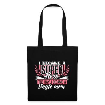 Single Mom Mom Son Gift - Tote Bag - black - Front