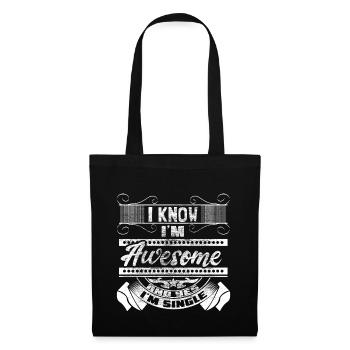 Idée de cadeau pour une seule fête de l’indépendance - Sac en tissu - noir - Devant