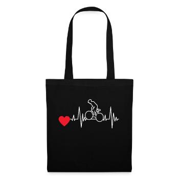 Cycling Cycling Cycling Mountain Bike Tour - Tote Bag - black - Front