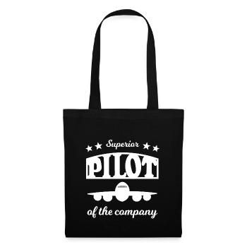 Très meilleur pilote - Sac en tissu - noir - Devant