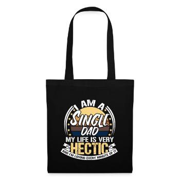 Single Father Single Dad Parents Gift - Tote Bag - black - Front