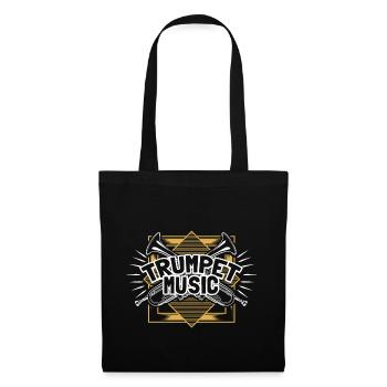 Trompette Instruments à Vent Musiciens - Sac en tissu - noir - Devant