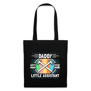 Père Fils Paternité Papa Cadeau - Sac en tissu - noir - Devant
