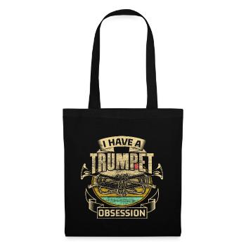 Trumpet Brass Band Gift Idea - Tote Bag - black - Front