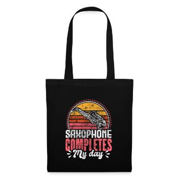 Saxophone Blues Concert Gift - Tote Bag - black - Front