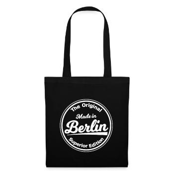 Capitale Berlin - Sac en tissu - noir - Devant