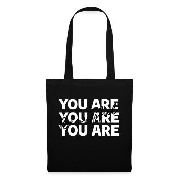 You Are Beautiful - Stoffbeutel - Schwarz - Vorne