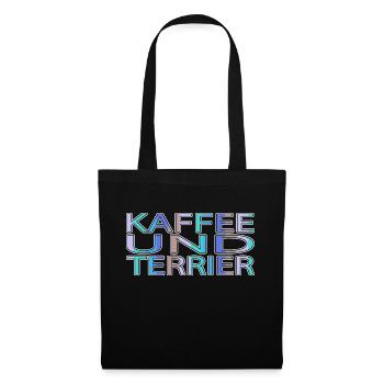 kaffeebohne kaffeetrinker morgen morgenmuffel - Stoffbeutel - Schwarz - Vorne