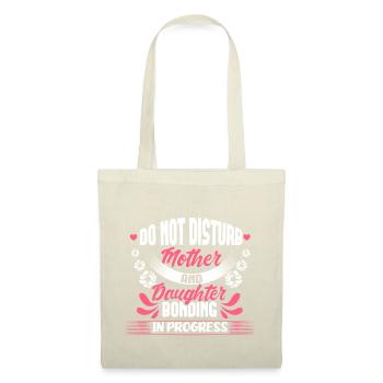 Mère Fille Famille Cadeau d’amour maternel - Sac en tissu - nature - Devant