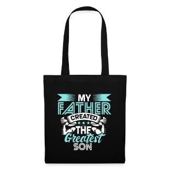Bester Sohn Geschenk - Stoffbeutel - Schwarz - Vorne