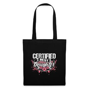 Idée cadeau fille - Sac en tissu - noir - Devant